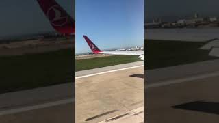 KKTCTRNC Ercan Airport Take OffTurkish Airlines [upl. by Neitsirhc]