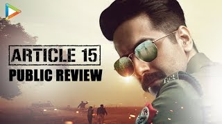 Article 15 Movie Review Ayushmann Khurrana And Anubha Sinhas Article 15 Movie Review The Quint [upl. by Ricki]