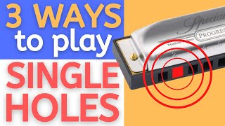 3 Ways To Play Single Notes On Harmonica [upl. by Mur692]