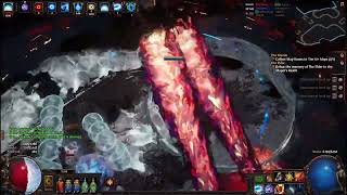 Archmage Ice Nova of Frostbolt Hierophant Sirus Fight  POE 324 Necropolis League [upl. by Lester]