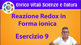 Bilanciamento reazione redox in forma ionicaMetodo schematico Esempio 9 [upl. by Arch]