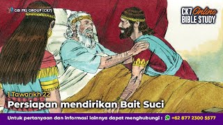 Bible Study 1 Tawarikh 22 [upl. by Hseyaj994]