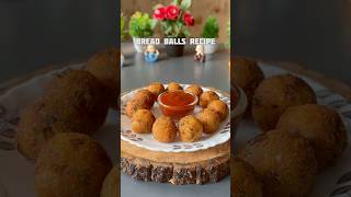 Trending recipe of crispy bread balls recipe shortsvideo recipe snacks potato bread [upl. by Lleynad]