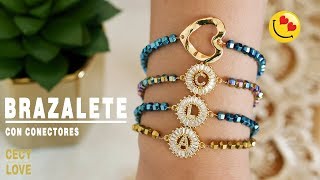 TIP PARA BRAZALETE CON ELASTICO Con Cecy Love Bisuteria [upl. by Adiazteb]