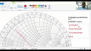 62 Smith Chart Converting Impedance to Admittance [upl. by Airekal]