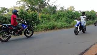 18 DTM BIKE STUNTBIKE උන TIYANA AYATA PAMANAI [upl. by Puttergill]