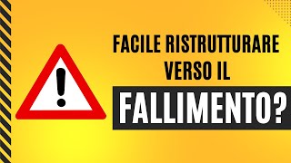 Le ristrutturazioni NON sono scalabili [upl. by Vaules]