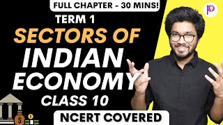 Sectors of Indian Economy Class 10 CBSE Economics Social Science in One Shot  Term 1 Crash Course [upl. by Jt]