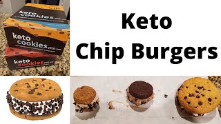 Keto Chip Burgers │Homemade Keto Ice Cream │Easy Keto Dessert Recipes │Keto Chipwhich [upl. by Meta123]