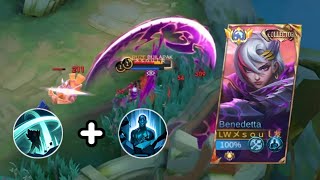 SOLO RANK USE BENEDETTA  TUTORIAL SOLO RANK BENEDETTA  Mobile Legends [upl. by Eiramesor893]