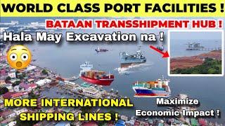 BATAAN TRANSSHIPMENT HUB PROJECT  MODERN PORT amp LARGER IMPORT EXPORT VOLUMES  MARIVELES BATAAN [upl. by Braynard822]