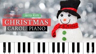 Christmas Carol Piano 🎄Compilation Playlist 잔잔한 크리스마스 캐롤 피아노 모음 Cover by Jerry Kim [upl. by Sil]