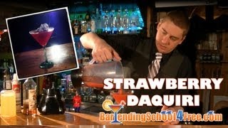 Frozen Strawberry Daiquiri Recipe [upl. by Kapoor]