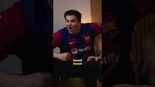 😱 Imagine youre celebrating a Barça goal and this happens philipstv AmbilightTV 🤝 👀 [upl. by Ehtyaf]