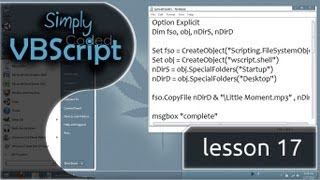 VBScript Basics Part 17  Special Folders [upl. by Rimas]