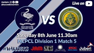 LIVE STREAM HWCC 1s VS Wokingham CC  HCPCL Div 1  Sat 8th June [upl. by Rehpotsrhc]