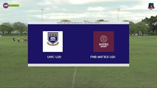 UWC vs Maties  UXI u20 cross border competition [upl. by Notirb]