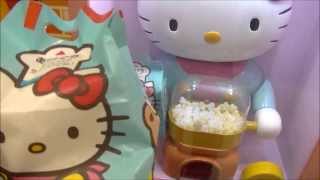 Hello Kitty Popcorn Machineキティちゃんのポップコーン歌詞は続きへ！ [upl. by Anoirb833]