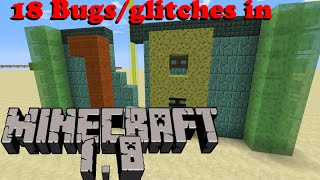 18 Bugsglitches in Minecraft 18 [upl. by Christye]