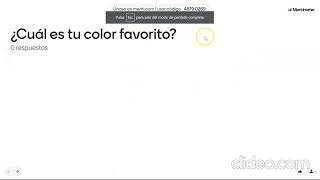 Videotutorial de Mentimeter [upl. by Ahsenra]
