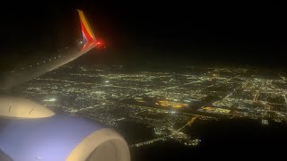 Southwest Boeing 737700 Night Landing Tampa Intl KTPA [upl. by Victory]