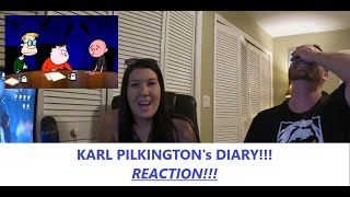 Americans React  KARLS DIARY  The Ricky Gervais Show  REACTION [upl. by Delahk]