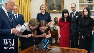 ‘This Is Momma’ Family Speaks to Evan Gershkovich From the Oval Office  WSJ News [upl. by Pokorny]