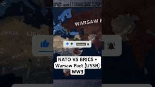 NATO vs BRICS  Warsaw Pact  HOI4 WW3 Timelapse [upl. by Paolo229]