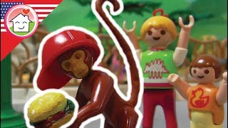 Playmobil movie english At the Zoo  The Playmobil Hauser Family kids cartoons [upl. by Eanerb]