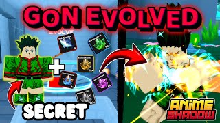 GON EVOLUIDO A CRIAÇÃO MAIS FORTE DE ANIME SHADOW roblox [upl. by Seilenna200]