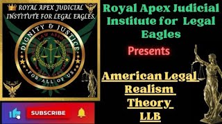 Theory of American Legal RealismRealistMomentScandinavian Legal RealismRoyalApexJudicialInstitute [upl. by Nnylhsa]