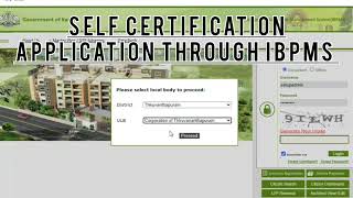 Self Certification Application thorugh IBPMS [upl. by Ahse449]