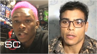 Israel Adesanya Paulo Costa get HEATED in interview before UFC 253 fight  SportsCenter [upl. by Francis]