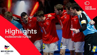 MATCH HIGHLIGHTS  All the best from Denmarks preliminary round  EHF EURO 2024 [upl. by Alfie]