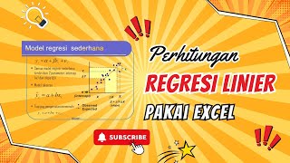 Cara Perhitungan Manual Regresi Linier datascience [upl. by Llieno]