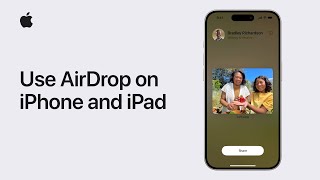 How to use AirDrop on your iPhone or iPad  Apple Support [upl. by Olsewski696]