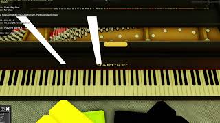 Latest rush e remix Virtual piano [upl. by Eelyma]