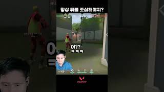 스돌 하다 보면 생기는 일 ㅋㅋㅋ 발로란트 valorant gamer 칼찌 [upl. by Nnylyak247]