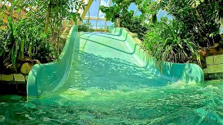 Family Fun Slide at Center Parcs De Eemhof Netherlands [upl. by Ahsirat]