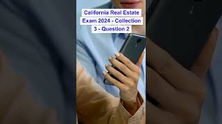 California Real Estate Exam 2024  Collection 3  Question 4 [upl. by Cleodel]