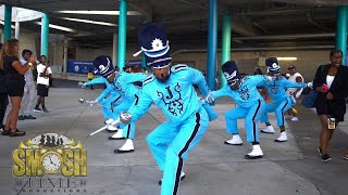 Jackson State New Uniforms  Marching Out Orange Blossom Classic 2023 [upl. by Marou]