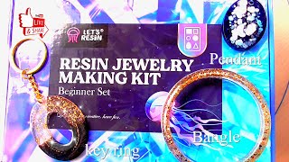 LETS RESIN AMAZING JEWELLERY KIT [upl. by Nohpets]