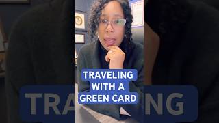 Can You Travel With a Green Card mcbeanlaw immigration greencard [upl. by Aiak]