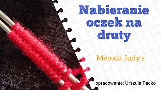 Nabieranie oczek metodą Judys Inna metoda nabierania oczek [upl. by Ahsiki]