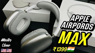 Apple AirPods MAX Master Clone🔥 Pop up Like Orginal  100 Same To Same  11 Replica ₹1399😳 [upl. by Thun]