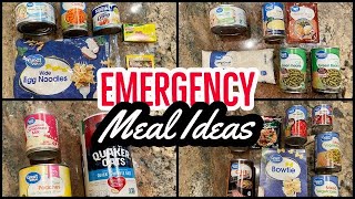 EMERGENCY FOOD STORAGE AND PREP EASY MEALS FROM SHELF STABLE INGREDIENTS [upl. by Selia]