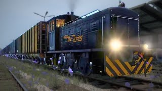 Racing HEAVY trains with a MANUAL TRANSMISSION locomotive  Derail Valley Races Ep 3 [upl. by Hsenid]