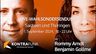 KONTRAFUNK live – Wahlsondersendung zur Landtagswahl in Sachsen und Thüringen [upl. by Rosenblast]