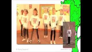 KidsMove 1Minute Fitness Break VEGGIE POWER [upl. by Adnilam]