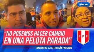 PERÚ 11 COLOMBIA Hinchas de la Bicolor LAMENTAN empate en el Nacional 🔥 Líbero [upl. by Naras]